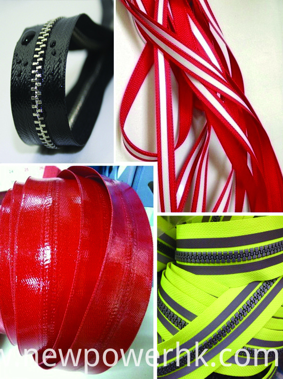 0.1MM Black waterproof zipper tape of clothes 0.1MM Black waterproof zipper tape of clothes